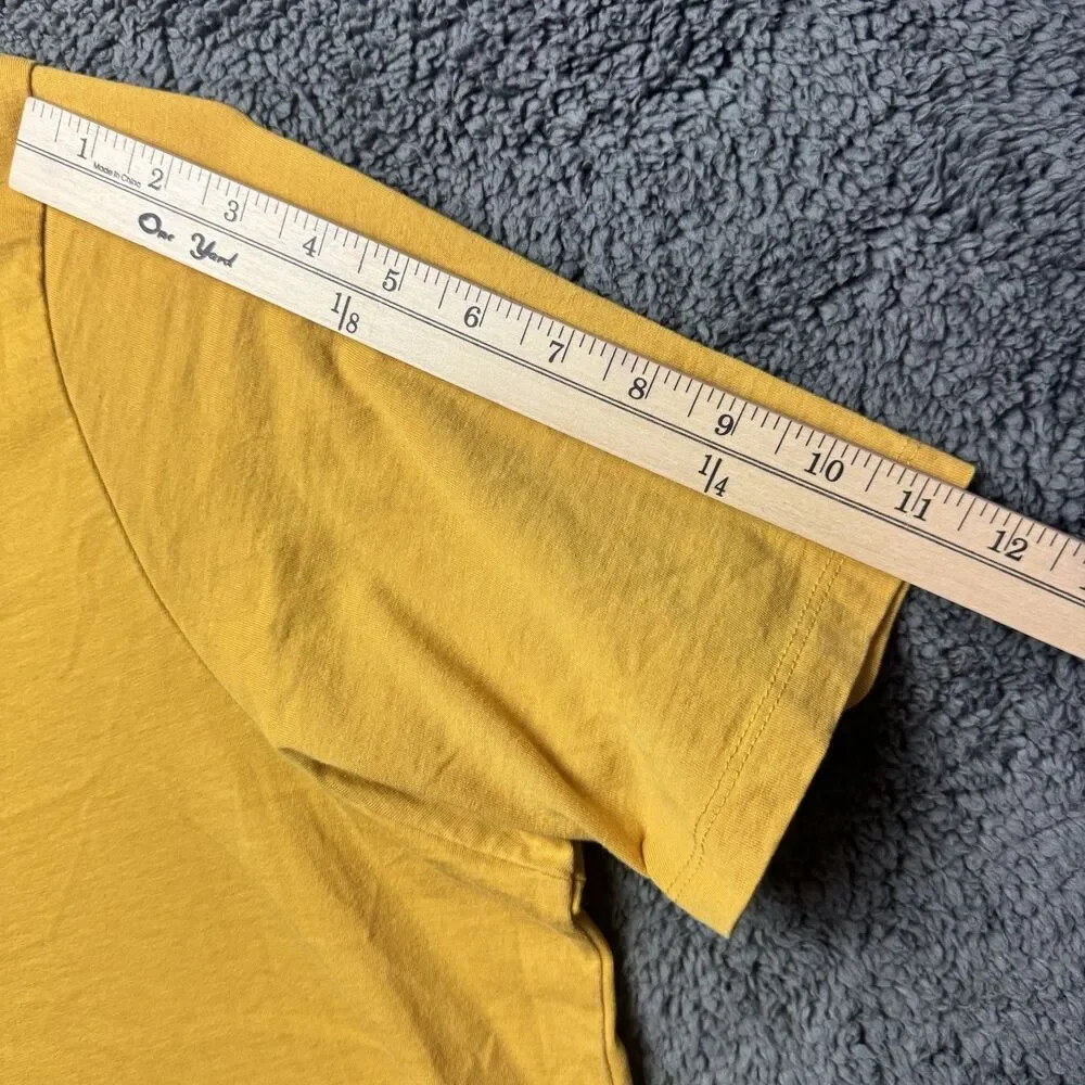 The Foundry Supply Co Mens Yellow 4XLT Big Tall Short Sleeve T-Shirt